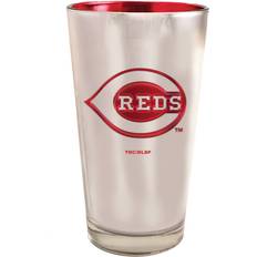 Red Beer Glasses The Memory Company Cincinnati Reds Electroplated Beer Glass 47.3cl