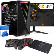 DCL24 Gaming PC Set RTX 3050 8GB 500GB SSD 16GB DDR4