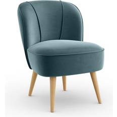 Natural Lounge Chairs Dunelm Elsie Blue Lounge Chair 72cm