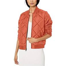 Dickies Bomber Jackets Dickies Women Quilted Bomber Jacket, Auburn, 2X