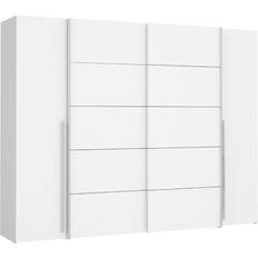 Wardrobes on sale Zipcode Design Debarr White Wardrobe 270.3x210cm