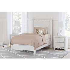 Ashley Furniture Headboards Ashley Furniture Signature Design Mollviney White Panel B2540-53 Headboard