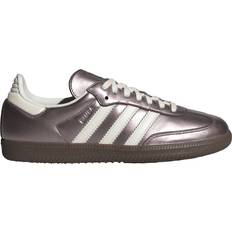 Silver - Women Sneakers Adidas Samba OG - Supplier Colour/Off White/Gum