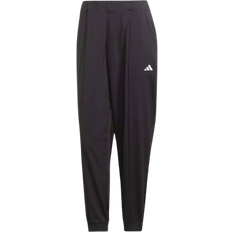 Fitness & Gym - Women Trousers adidas Women's Aeroready Train Essentials Minimal Branding Woven Pants - Black/White