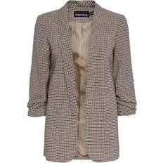 Donna - Marrone Blazer Pieces Pcbosella Blazer - Silver Mink