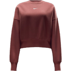 Nike Sportswear Phoenix Fleece Women's Over Oversized Crew Neck Sweatshirt - Canyon Pink/Sail