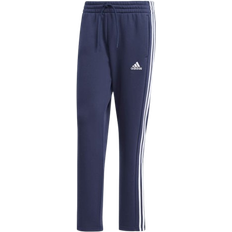 Adidas Men's Essentials 3-Stripes Open Hem Fleece Pants - Legend Ink