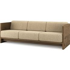 Brdr. Krüger Soffor Brdr. Krüger Karm 3 Person Sofa Oak Smoked Oiled 210 x 72 cm B81 cm Soffa