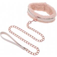 Peaches N Creame Fur Collar & Leash