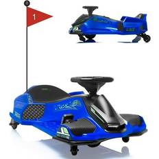 Bed Bath & Beyond, Ride on Drift Car Kids Electric Drifting Go-Kart with 5 Wheels LED Blue