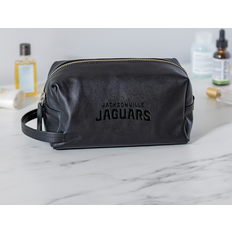 Black - Leather Toiletry Bags & Cosmetic Bags Jacksonville Jaguars Hybrid Leather Lined Dopp Toiletry Bag