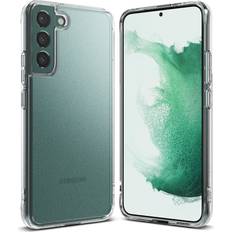 Ringke Fusion [Prevents Oily Smudges] Compatible with Samsung Galaxy S22 Plus Case, Anti-Fingerprint Technology Easy to Hold Feels Velvety Soft Phone