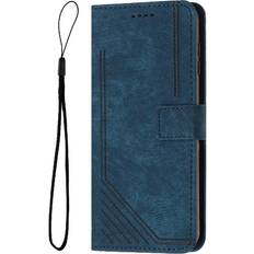 Google Pixel 9 Pro XL Wallet Cases GANGXUN Blue Flip Case for Google Pixel 9 Pro Xl Card Insertion Pu Leather Wallet Kickstand