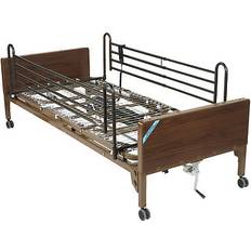 Crutches & Medical Aids Drive medical 15033bv-fr delta ultra light full electric hospital bed with full Brown One Size