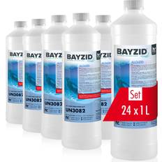 Desinfektion 24x 1 L BAYZID Algizid Algenverhütung für Pools
