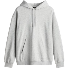 H&M Loose Fit Hoodie - Light Grey Marl