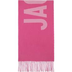 Pink Scarfs Jacquemus Fringe Logo Scarf - Pink