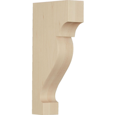Columns, Dentils & Corbels Ekena Millwork Extra Large Dearborn Wood Corbels 1 3/4 W x 5 D x 10 H Maple