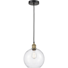 Innovations Lighting Athens Black Antique Brass/Seedy Pendant Lamp 10"