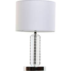 Home ESPRIT Hvid Krystal 50 W 220 V x x Bordlampe 25cm