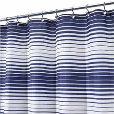 GSI Homestyles Navy & White Enzo Shower Curtain