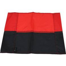 Black Flags & Accessories Loops Single All Weather Football Corner Flag - Red & Black - One Size