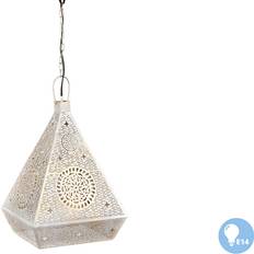 Home ESPRIT White and Golden Metal Ceiling Light 25W Pendant Lamp