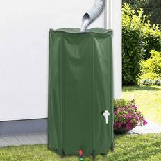 VidaXL Rain Barrels on sale vidaXL Water Tank with Tap Foldable 100 L PVC Green 100L