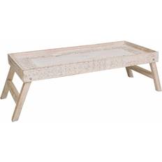 Alexandra House Living Mango Wood Folding Bed Tray 30 x 20 x 70 cm Bedside Table