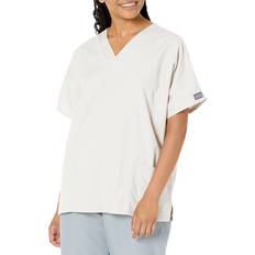 Work Clothes Cherokee Scrubs for Women Workwear Originals V-Neck Top 4700, XL, White