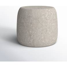 Concrete Garden Table Joss & Main Abbeville Concrete Drum Side Table 20.5 H x 24.0 W x 24.0 D - Gray