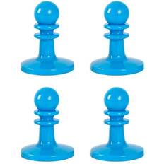 Homyl 4 Pack Tent Poles Surge Protector Tent Tarp Hangers for Camping Hiking Backpacker, Tent Combination Supplies Blue