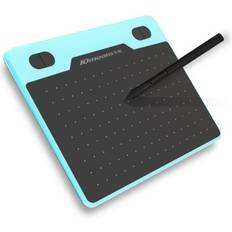Graphics Tablets Geni-Store Blue Ultra-Light Graphic Drawing Tablet Signature Pad 8192 Levels No Need Charge Pen