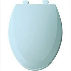 ComfortCreator Elongated Closed Front Toilet Seat Dresden Blue