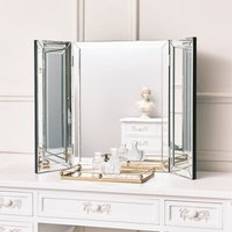 Melody Maison Large Mirrored Mirror Dressing Table