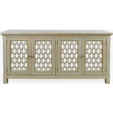 Beige Sideboards Jofran Isabella 69" Luxury Mirrored Storage Cabinet Sideboard