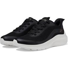 Woman Walking Shoes Skechers Bobs Squad Waves Still Wading Sneaker - Black