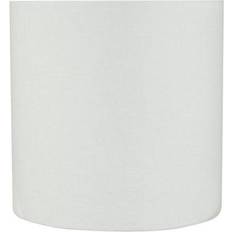 Linen Shades Aspen Creative Corporation Drum 8.0 In. x 8.0 In. White Drum/Cylinder Lamp Shade