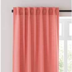 Dunelm Touch of Linen Unlined Tab Top 137x168cm