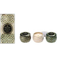 Persimon Tuoksukynttilät Voluspa Tin Trio Black/Pink/Gold Scented Candle 113g 3pcs