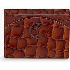 Christian Louboutin Loubi54 Croc-Embossed Card Holder - Multi