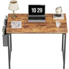 CubiCubi Study Computer 80 x 50 x 75 cm Rustic Brown Writing Desk