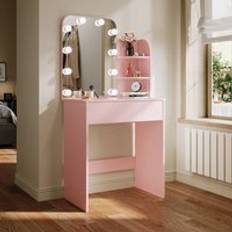Pink Dressing Tables Elegant 70 x 40 x 140 cm Pink Dressing Table