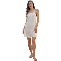 Blanc - Femme Vêtements de nuit LilySilk Momme Feminine Silk Chemise