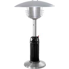 Hiland HLDS032-BBS Portable Table Top Patio Heater 11.000 BTU 1lb or 20Lb Propane Tank, Black