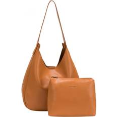 Claudia Canova City Glide Hobo Tote Bag Tan One Size