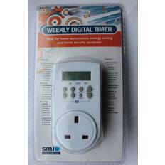 Timers Weekly digital timer socket automation energy saving 98 programs battery back-up