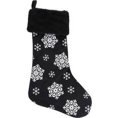 Black Stockings Something Different Something Different Creepy Christmas Black/White One Size Stocking