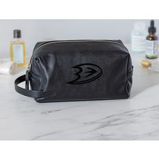 Toiletry Bags Evergreen Enterprises Anaheim Ducks Hybrid Leather Lined Dopp Toiletry Bag
