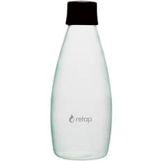 Sort Målebægre Retap Go 08 Glass Skrueprop 80 cl Black Målebæger